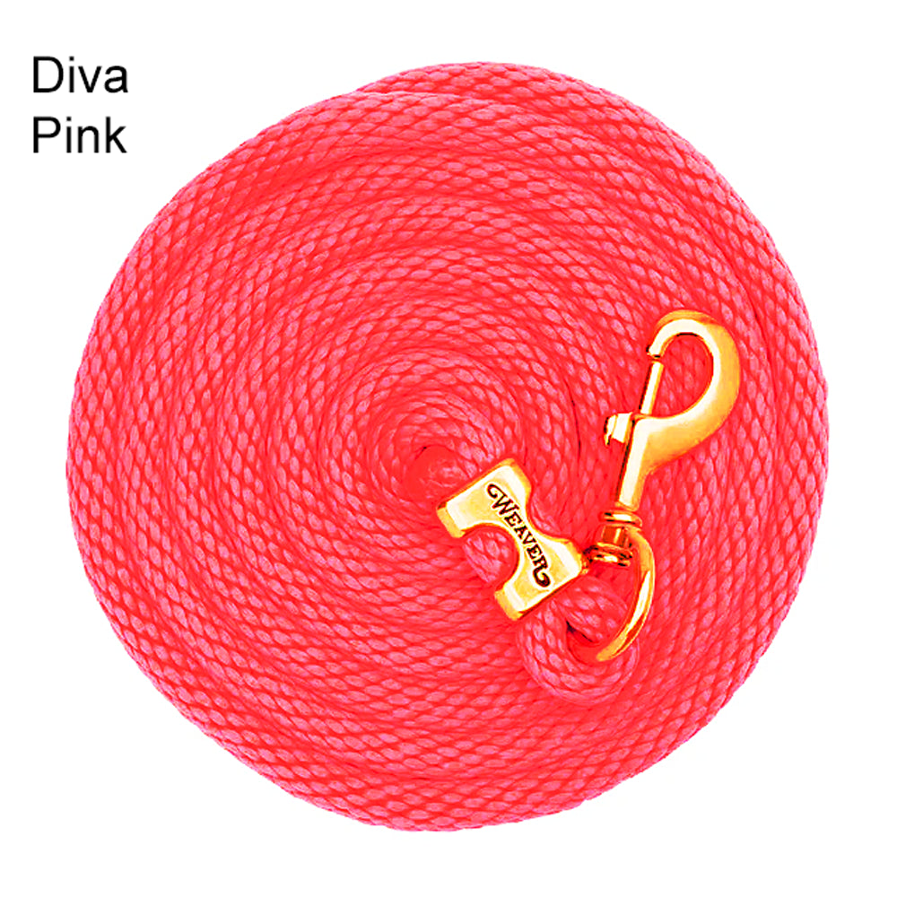 35-2155 Weaver Leather Poly Lead Rope with Brass Snap