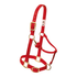 35-5035-RD Weaver Original Adjustable Chin and Throat 3/4" Arab/Cob Snap Halter - Red