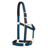 35-6065-BL Weaver Leather Padded Breakaway Adjustable Chin & Throat Snap Halter - Blue Striped