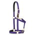 35-6075-PU Weaver Leather Padded Breakaway Adjustable Chin and Throat Snap Halter - Solid Purple
