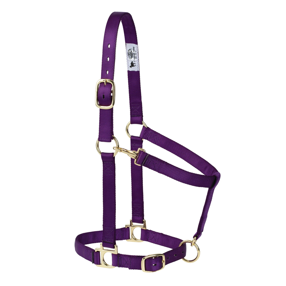 35005-50-05 Weaver Leather High Density Adjustable Chin and Throat Snap Halter - Purple