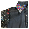38414 Royal Highness Youth Stretch Taffeta Show Shirt w/ Sheer Sleeves - Black