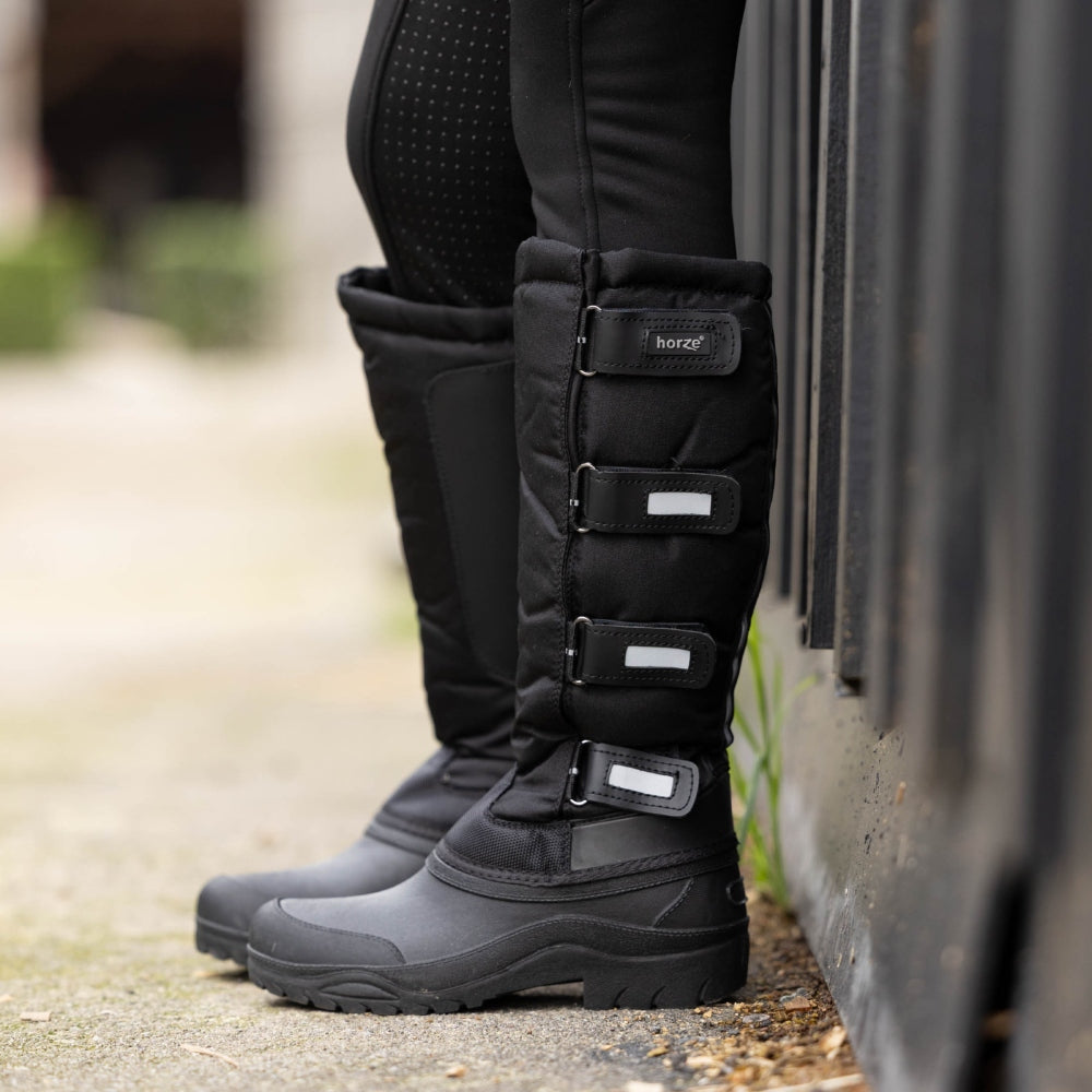 39095-BL Horze Women's Polar Thermo Winter Riding Boots - Black