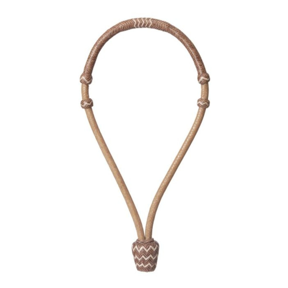 40-803-7 Tough One 3/8" Rawhide 12 Plait Natural Bosal - Brown