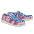 Hey Dude Men's Wally Patriotic Stars and Stripes Shoe - 40001-9C8