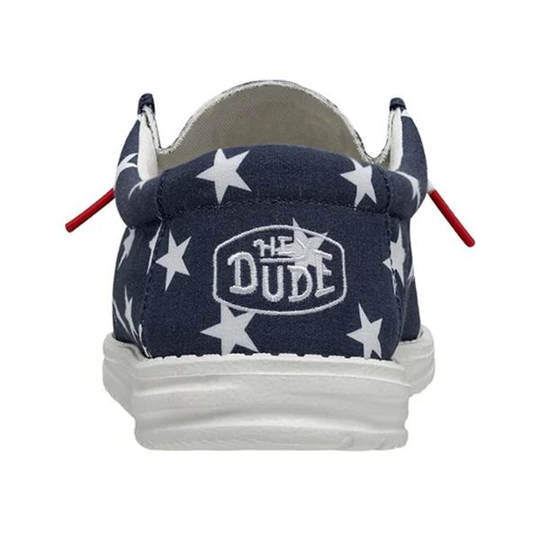 Hey Dude Wally Patriotic American Shoes- 40001-9CW