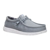 40700-007 Hey Dude Men's Wally Stretch Canvas Comfort Shoe - Light Grey