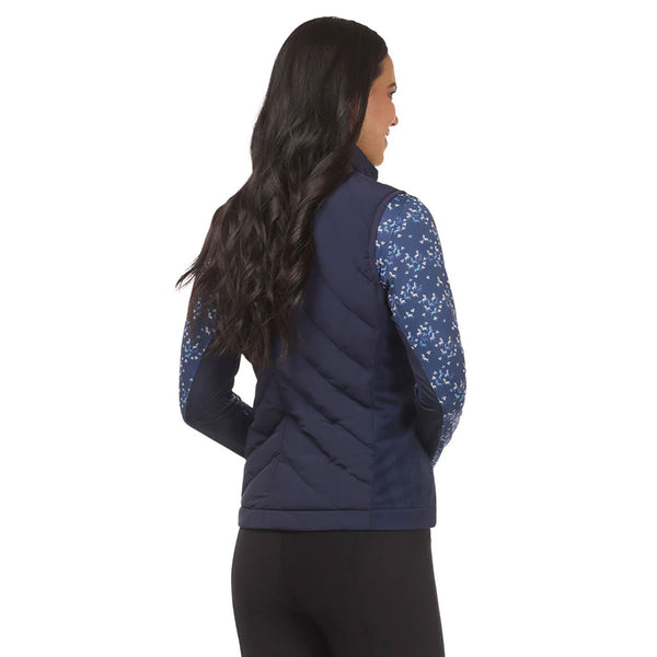 40733 Kerrits Women's EquiTech Hybrid Quilted Riding Vest - Galaxy Blue