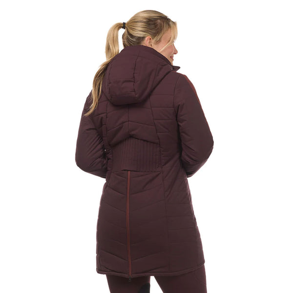 40765 Kerrits Women's Point to Point Insulated Equestrian Parka - Redwood