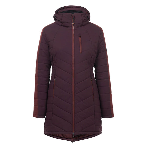 40765 Kerrits Women's Point to Point Insulated Equestrian Parka - Redwood