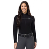 40775 Kerrits Women's Equi Rhythm Lite Quarter Zip Top - Black