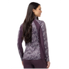 40776 Kerrits Women's Traverse Quarter Zip Fleece Tech Top - Elderberry Fantasy Fillies