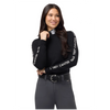 40782 Kerrits Women's Equi Rhythm Crew Neck Sweater Black/White