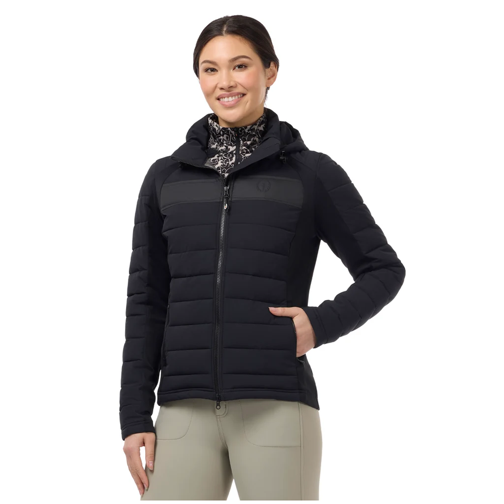 40791 Kerrits Women's All Trek Performance Quilted Jacket - Black