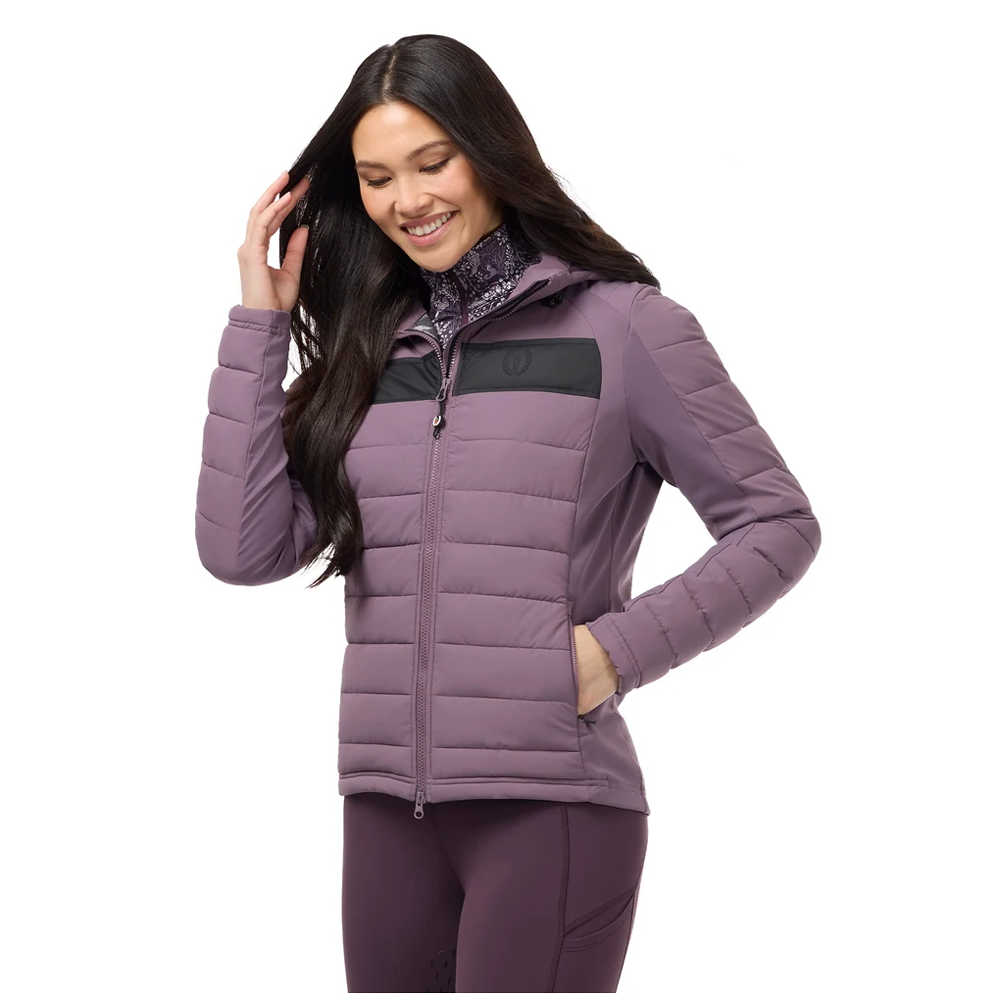 40791 Kerrits Women's All Trek Performance Quilted Jacket - Thistle