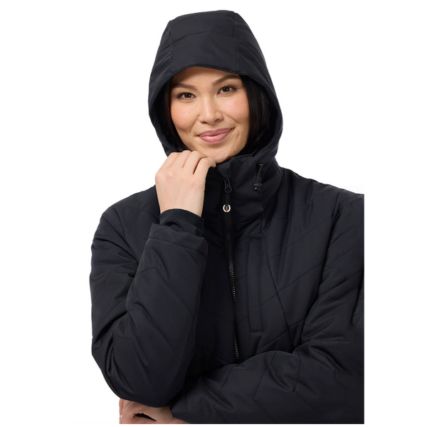 40794 Kerrits Women's Warm Embrace Longline Puffer Coat - Black