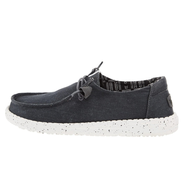 40902-001 Hey Dude Women's Wendy Stretch Canvas Comfort Shoe - Black