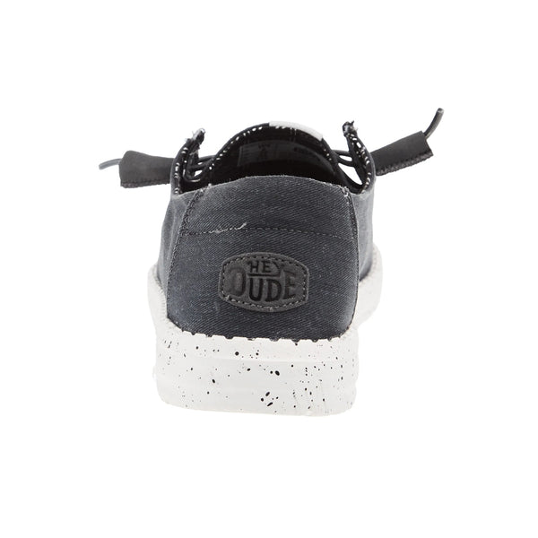 40902-001 Hey Dude Women's Wendy Stretch Canvas Comfort Shoe - Black