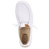 40902-100 Hey Dude Women's Wendy Stretch Canvas Comfort Shoe - White