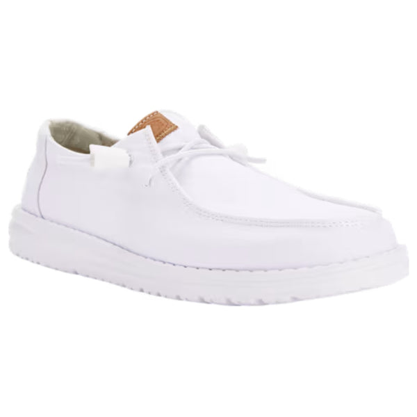 40902-100 Hey Dude Women's Wendy Stretch Canvas Comfort Shoe - White