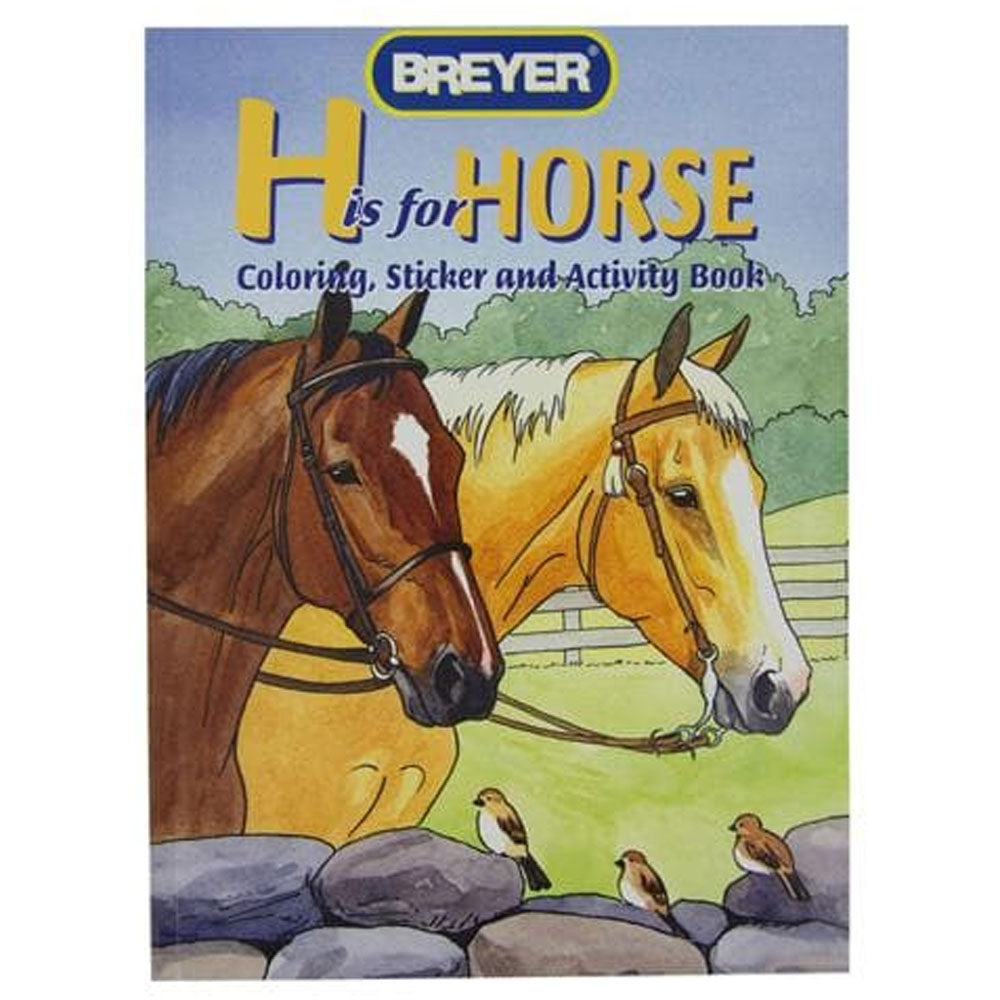 4120 Breyer "H" is for Horse Coloring, Sticker & Activity Book