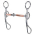 424 Reinsman Argentine 3/8 Inch Smooth Copper Snaffle Bit 5 Inch Mouth