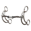437 Reinsman Stoney Crescent Moon Twisted Wire with Dog Bone Gag Bit