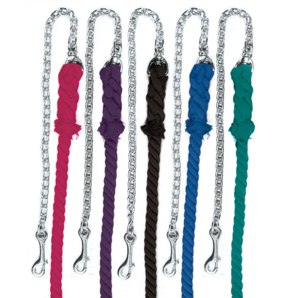469992 Equi-Essentials Cotton Lead Rope with Chain