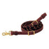 50-1687 Weaver Leather Two-Tone Latigo Leather 5-Plait Roper Rein - Brown & Black