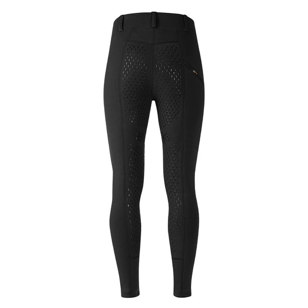 50254 Kerrits Women's Power Stretch® Fleece Full Seat Pocket Riding Tight - Black