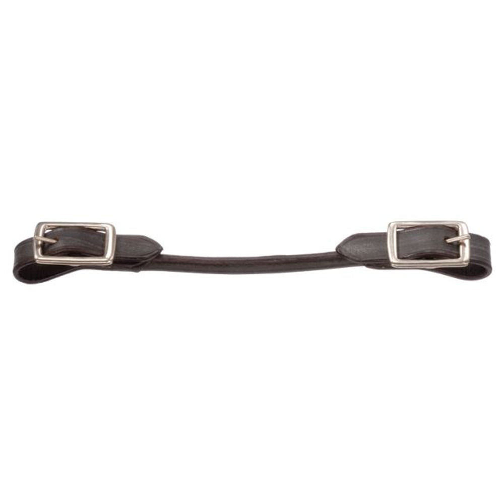 52-3090-0-0 Tough 1 Rolled Leather Curb Strap - Dark Oil