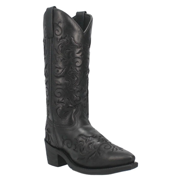 52450 Laredo Ladies Night Sky Cowboy Boot - Black