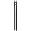 582 Perri's Leather Women's English Leather Spur Straps - Black