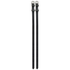 582 Perri's Leather Women's English Leather Spur Straps - Black