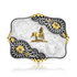 58710-463M Montana Silversmiths Timberline Belt Buckle with Galloping Horse