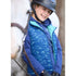 60339 Kerrits Kids Ride the Wind Reversible Quilted Riding Vest - Lapis/ Aqualuxe