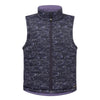 60339 Kerrits Kids Ride the Wind Reversible Quilted Riding Vest - Plum Noir/Violet Dawn