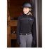 60351 Kerrits Kids Equi Rhythm Lite Quarter Zip Riding Top - Black