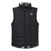 60360 Kerrits Kids Pony Parade Reversible Quilted Riding Vest - Black/Black Horses
