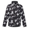 60361 Kerrits Kids Pony Parade Reversible Quilted Riding Jacket - Black/Black Horse