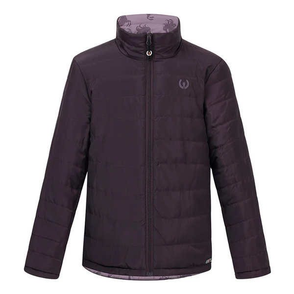 60361 Kerrits Kids Pony Parade Reversible Quilted Riding Jacket - Elderberry/Thistle