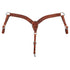 6044 Circle Y Rosewood Shaped Breast Collar with Dots