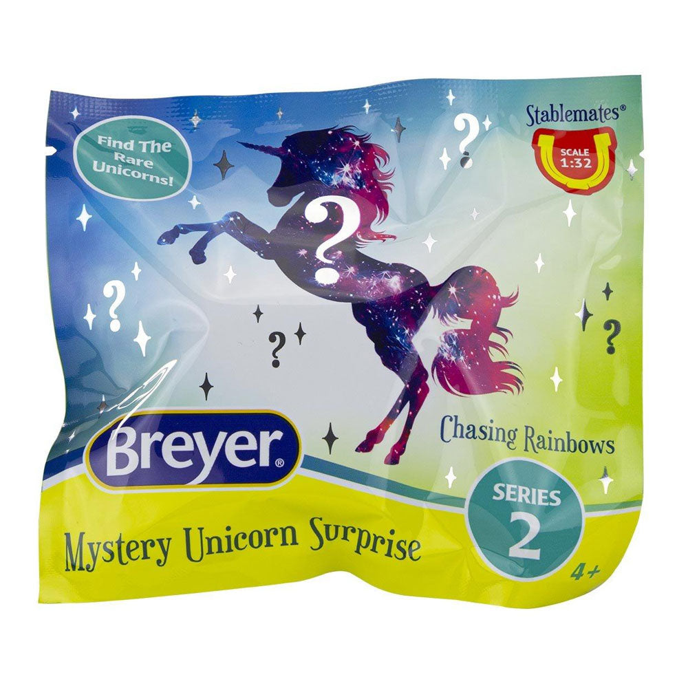 6056 Breyer Stablemates Mystery Unicorn Surprise Chasing Rainbows Blind Bag- Series 2