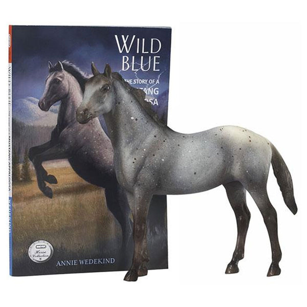 6136 Breyer Wild Blue Book and Model Horse Set