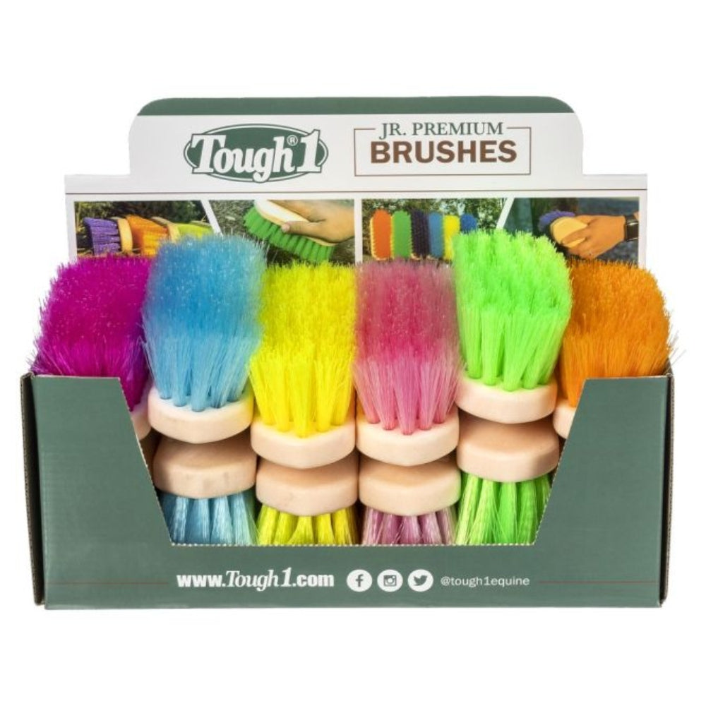 68-804B Tough 1 Assorted JR Medium Bristle Brush - Bright Colors