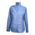 68564 RHC Ladies English Huntseat Show Shirt w/Ratcatcher Collar- Blue Check w/Black V Choker