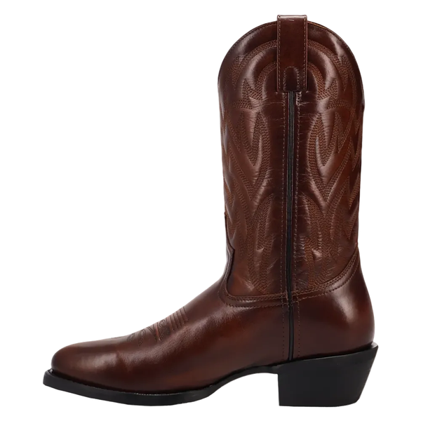70068 Laredo Men's Barton Leather Cowboy Boot - Obsidian