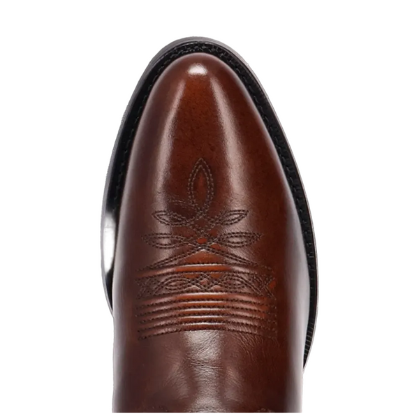 70068 Laredo Men's Barton Leather Cowboy Boot - Obsidian