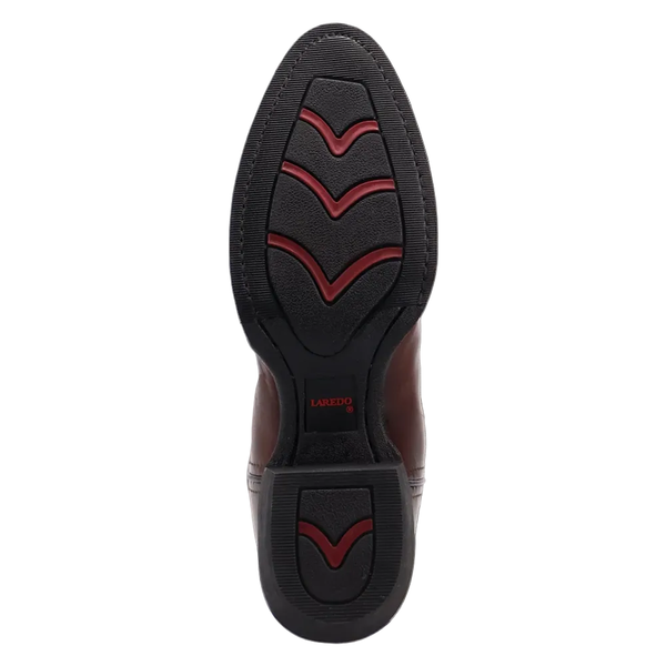 70068 Laredo Men's Barton Leather Cowboy Boot - Obsidian