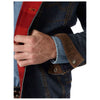 74265RT Wrangler Men's Concealed Carry Denim Jean Jacket - Rustic